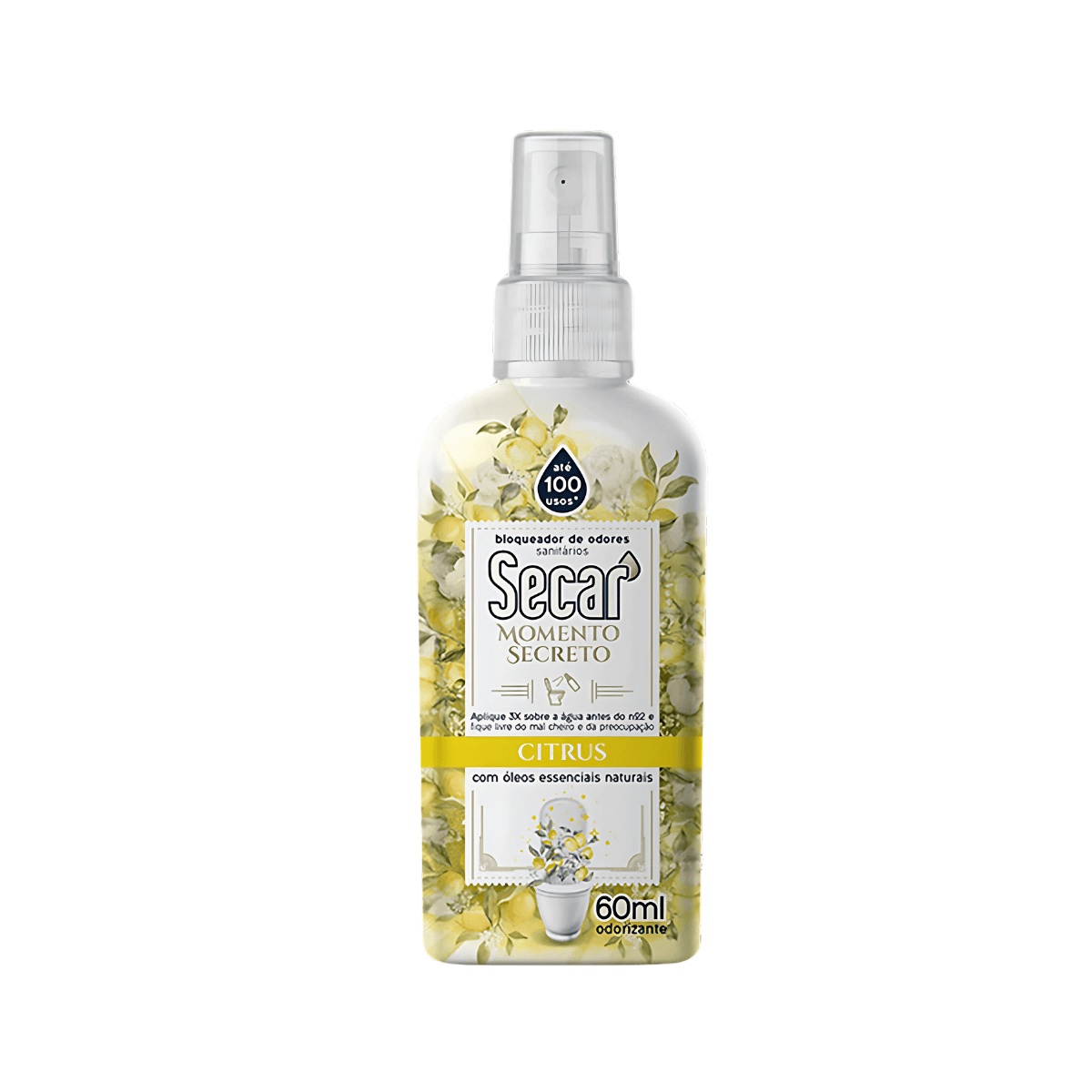 Bloqueador de Odores Citrus 60ml Secar